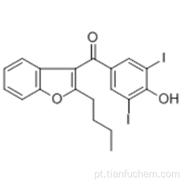 2-Butil-3- (3,5-Diiodo-4-hidroxi benzoil) benzofurano CAS 1951-26-4